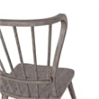 Pemberly Row 9 Piece Trestle Table Dining Room Set with Chairs in Gray Wood