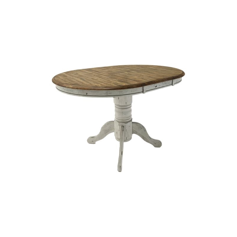 Pemberly Row 5 Piece Gathering Table Set with Windsor Swivel Chairs in White