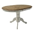 Pemberly Row 5 Piece Gathering Table Set with Windsor Swivel Chairs in White