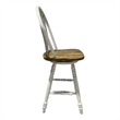 Pemberly Row 5 Piece Gathering Table Set with Windsor Swivel Chairs in White
