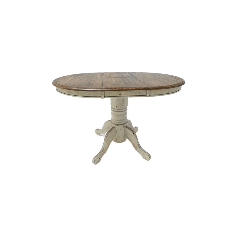 Pemberly Row 5 Piece Gathering Table Set with Windsor Swivel Chairs in White