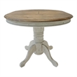 Pemberly Row 5 Piece Gathering Table Set with Windsor Swivel Chairs in White
