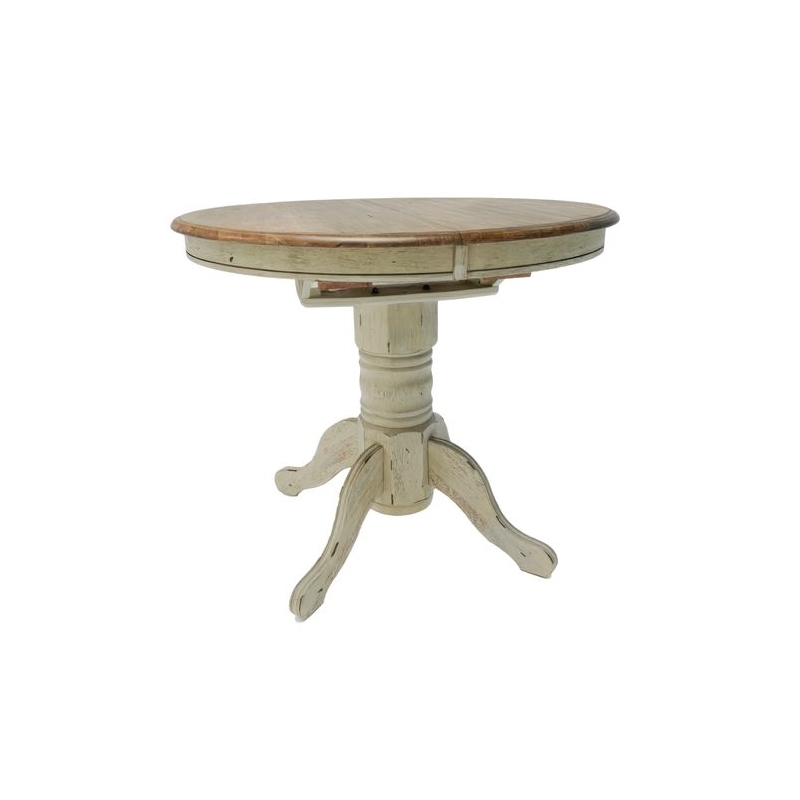 Pemberly Row 5 Piece Gathering Table Set with Windsor Swivel Chairs in White