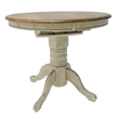 Pemberly Row 5 Piece Gathering Table Set with Windsor Swivel Chairs in White