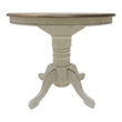 Pemberly Row 5 Piece Gathering Table Set with Windsor Swivel Chairs in White