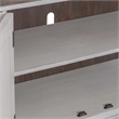 Pemberly Row 75 Inch Entertainment Console with Shingle Accent Doors in White