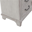 Pemberly Row 75 Inch Entertainment Console with Shingle Accent Doors in White
