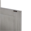 Pemberly Row 75 Inch Entertainment Console with Shingle Accent Doors in White