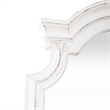 Pemberly Row 78 Inch Arched Floor Mirror with Beveled Edge in White
