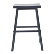 Pemberly Row 30 Inch Sawhorse Bar Stool with Contoured Seat in Navy