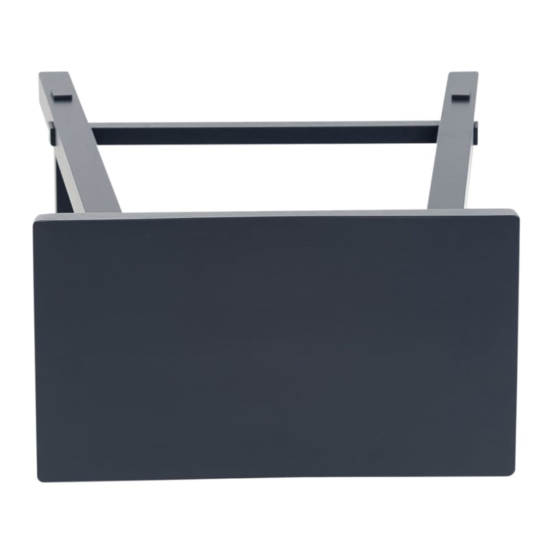 Pemberly Row 30 Inch Sawhorse Bar Stool with Contoured Seat in Navy