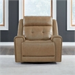 Pemberly Row Swivel Glide Power Recliner with Zero Gravity in York Sand