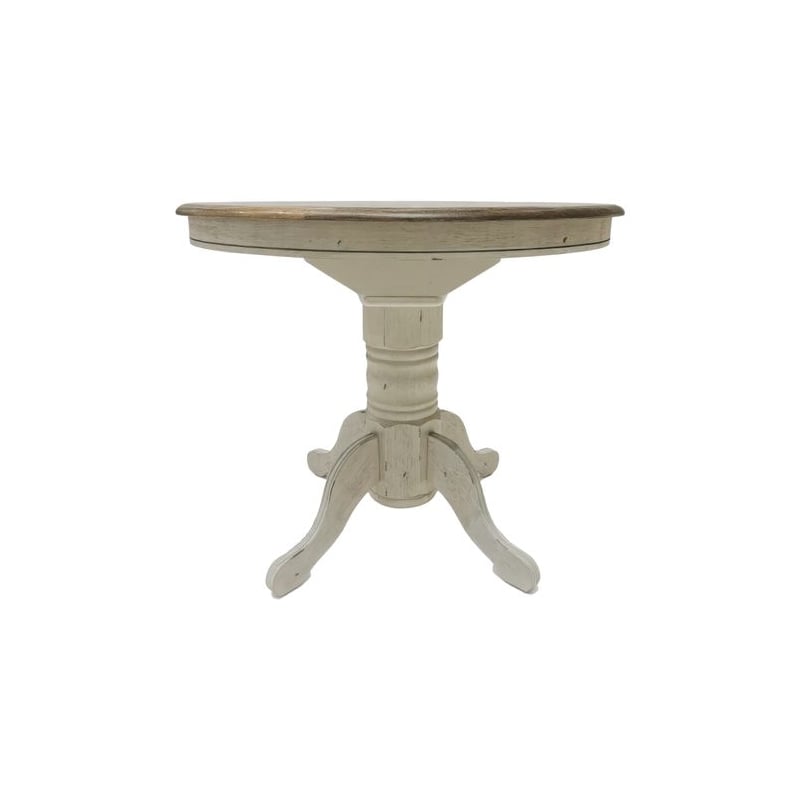Pemberly Row Dining Room Gathering Table with Butterfly Leaf