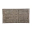 Pemberly Row Rectangular Leg Dining Table with 14 Inch Leaf in Antique Linen