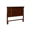 Pemberly Row King Panel Headboard with Heavy Crown in Rustic Cherry