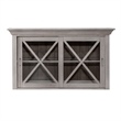 Pemberly Row Cottage Hutch and Buffet with Wine and Glass Storage in White
