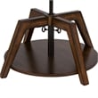 Pemberly Row Adjustable Height Motion Cocktail Table in Russet Brown Finish