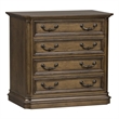 Pemberly Row 2 Drawer Solid Wood Lateral File Cabinet in Antique Toffee