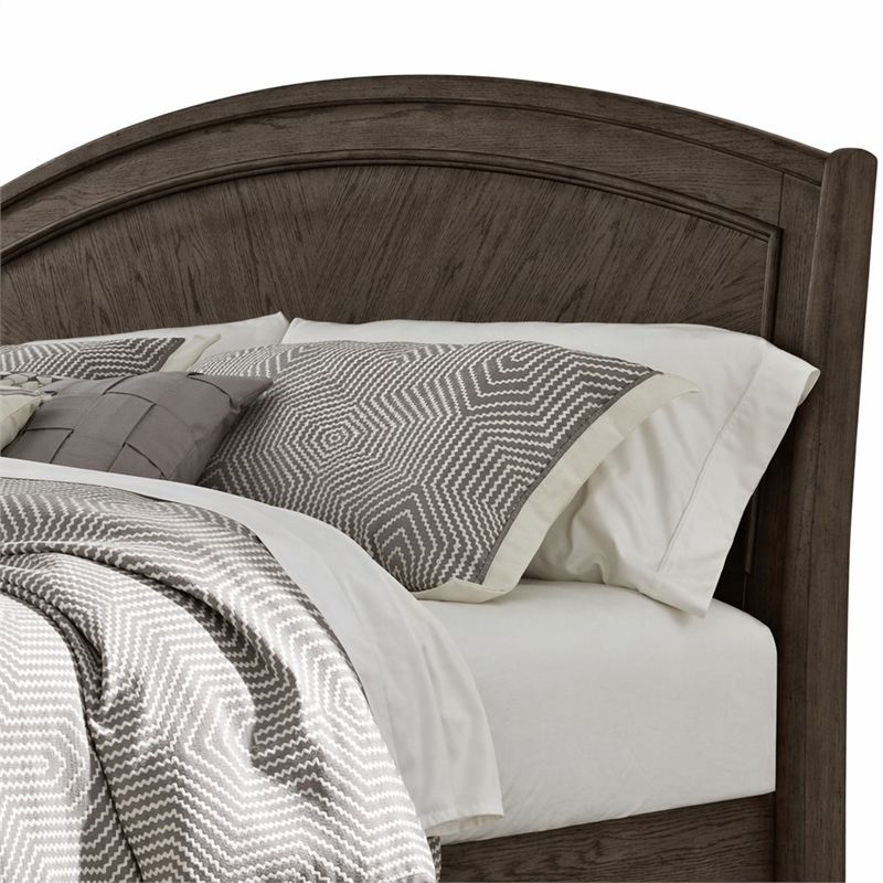 Pemberly Row King Panel Headboard with Starburst Veneer in Coffee Bean