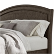 Pemberly Row King Panel Headboard with Starburst Veneer in Coffee Bean