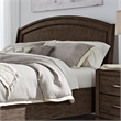 Pemberly Row King Panel Headboard with Starburst Veneer in Coffee Bean