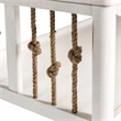 Pemberly Row 3-Piece Solid Wood Coffee Table Set in White Finish