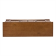 Pemberly Row 3 Drawer Buffet with Adjustable Shelves in Medium Brown