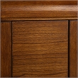 Pemberly Row California King Sleigh Bed with Bolt-On Rails in Aged Oak Brown