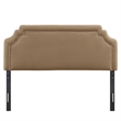 Pemberly Row Queen Size Headboard in Velvet Taupe Almond