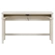 Pemberly Row 3-Piece Console Table Set with Stools and Charging Station