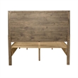Pemberly Row Queen Storage Bed Frame in Light Brown Rubberwood