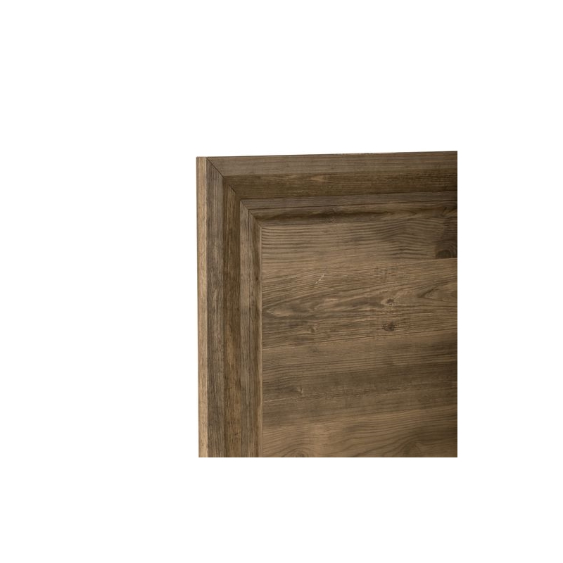 Pemberly Row Queen Storage Bed Frame in Light Brown Rubberwood