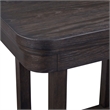 Pemberly Row Living Room Chairside Table with Storage Shelf in Peppercorn