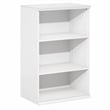 Pemberly Row 3-Tier Stackable Adjustable Shelves Closet Organizer in White