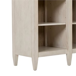 Pemberly Row Breakfront Accent Cabinet with Archway Styling in Brown