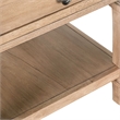 Pemberly Row End Table with Storage Drawer and Open Shelf in Brown
