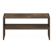 Pemberly Row 24-Inch Stackable Shoe Rack for Closet Entryway in Amber Pine