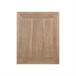Pemberly Row Chairside Table with Three Storage Drawers in Camel Beige Finish