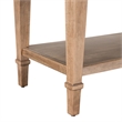 Pemberly Row Sofa Table with 4 Storage Drawers and Shelf in Brown