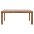 Pemberly Row 5 Piece Rectangular Dining Set with Spindle Chairs in Brown