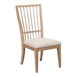 Pemberly Row 5 Piece Rectangular Dining Set with Spindle Chairs in Brown