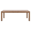 Pemberly Row 5 Piece Rectangular Dining Set with Spindle Chairs in Brown
