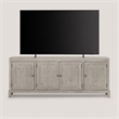 Pemberly Row 82 Inch TV Console with Bead Molding in Sanctuary White Finish
