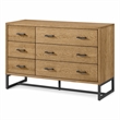 Pemberly Row Nightstand with Dovetail Drawers and Glides in Cloud White