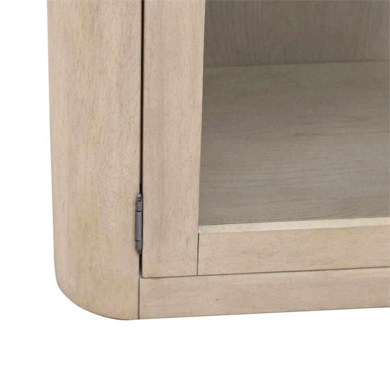 Pemberly Row Bunching Display Cabinet with LED Lighting in White