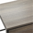 Pemberly Row 3 Piece Cocktail and End Table Set with Glass Tops in Brown