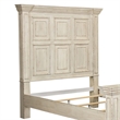 Pemberly Row Queen Panel Bed with Heavy Crown Molding in White