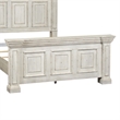 Pemberly Row Queen Panel Bed with Heavy Crown Molding in White