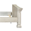Pemberly Row Queen Panel Bed with Heavy Crown Molding in White