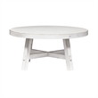 Pemberly Row 3 Piece Splay Leg Cocktail and End Table Set in White